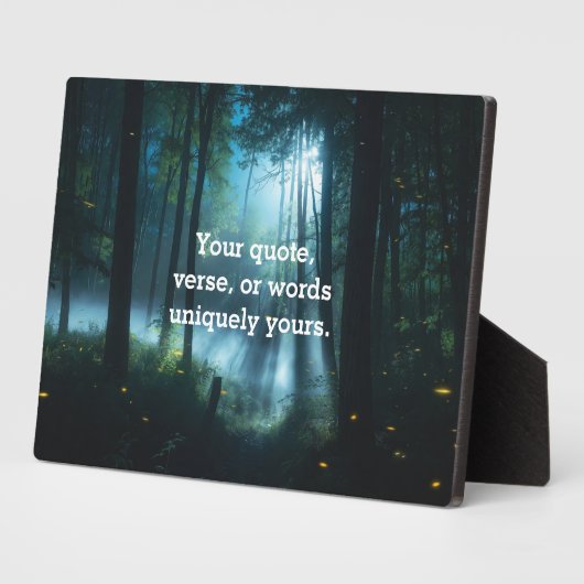 Create Your Own Quote Plaque Fotoplaat (Zijkant)