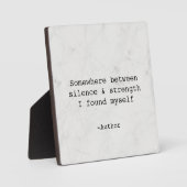 Create Your Own Quote Plaque Fotoplaat (Voorkant)