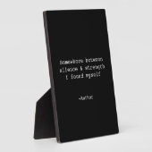 Create Your Own Quote Plaque Fotoplaat (Zijkant)