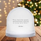 Create Your Own Quote Sneeuwbol