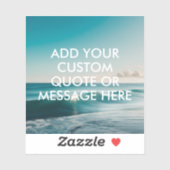 Create Your Own Quote Sticker (Vel)