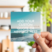 Create Your Own Quote Sticker