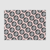Create your own Repeating Logo Background Pink Tissuepapier (Voorkant)