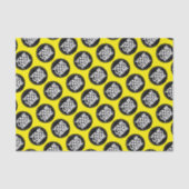 Create your own Repeating Logo Background Yellow Tissuepapier (Voorkant)