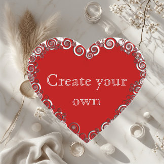 Create Your Own Romantic Heart Hart Sticker