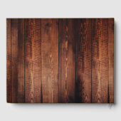 Create your own rustic photo country wedding  gastenboek (Achterkant)