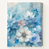 Create Your Own Shabby Chic Blue & Purple Roses Notitieboek (Achterkant)