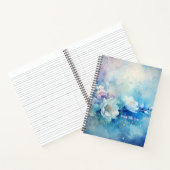 Create Your Own Shabby Chic Misty White Tea Roses Notitieboek (Binnen)