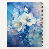 Create Your Own Shabby Chic Misty White Tea Roses Notitieboek (Achterkant)