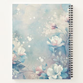 Create Your Own Shabby Chic Pink & White Roses Notitieboek (Achterkant)