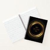 Create Your Own Shiny Golden Ring Notitieboek (Binnen)