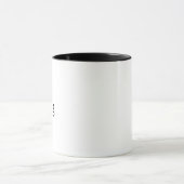 Create Your Own Simple Custom 11oz Combo Mug Mok (Midden)