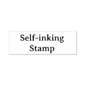 Create Your Own Simple Custom 2.69" x 0.9"  Zelfinktende Stempel (Design)