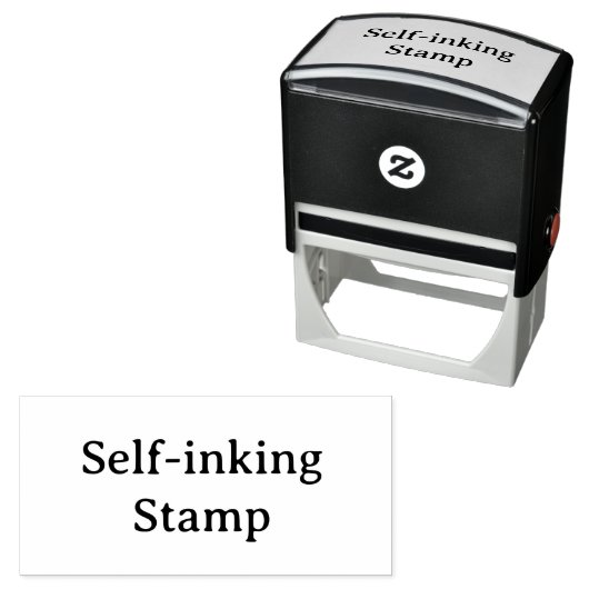 Create Your Own Simple Custom 2.9" x 1.4"  Zelfinktende Stempel (In situ)