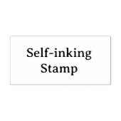 Create Your Own Simple Custom 2.9" x 1.4"  Zelfinktende Stempel (Design)