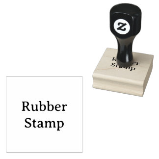 Create Your Own Simple Custom 2" x 2" Rubber Rubberstempel