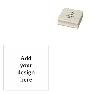 Create Your Own Simple Custom 2" x 2" Rubberstempel
