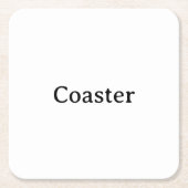 Create Your Own Simple Custom Kartonnen Onderzetters (Voorkant)