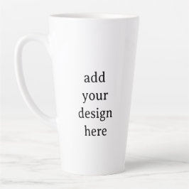 Create Your Own Simple Custom Large 17oz Latte Mug Mok
