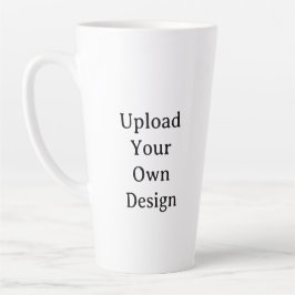Create Your Own Simple Custom Large 17oz Latte Mug Mok