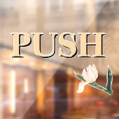 Create Your Own Simple Custom Push Raamsticker (Vel 2)