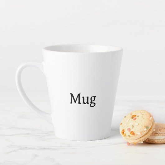 Create Your Own Simple Custom Small Latte Mug  Mok (In situ)