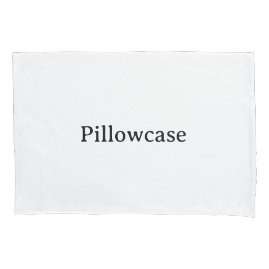 Create Your Own Simple Custom Standard 20" x 30" Kussensloop (Voorkant)