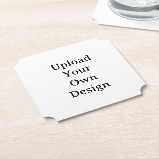 Create Your Own Simple Custom Ticket Kartonnen Onderzetters (Gekanteld)