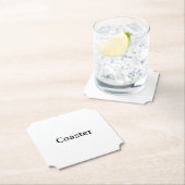 Create Your Own Simple Custom Ticket Kartonnen Onderzetters (Insitu)