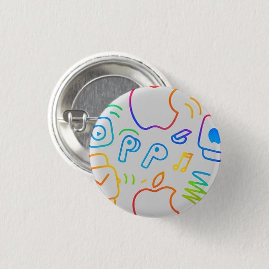 Create Your Own Simple personalized Trending Ronde Button 3,2 Cm (Voorkant /achterkant)