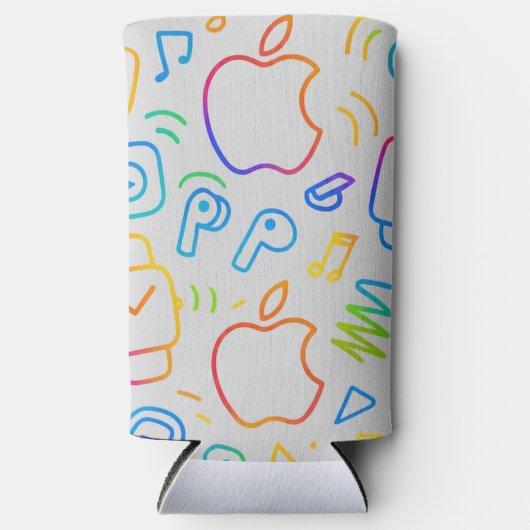 Create Your Own Simple personalized Trending Seltzer Blikjeskoeler (Voorkant)