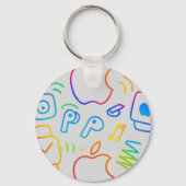 Create Your Own Simple personalized Trending Sleutelhanger (Voorkant)