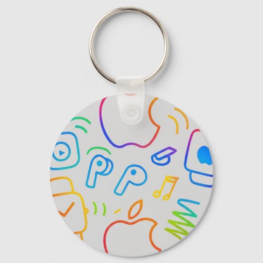 Create Your Own Simple personalized Trending Sleutelhanger (Voorkant)