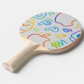 Create Your Own Simple personalized Trending Tafeltennisbatje (Voorkant Gekanteld)