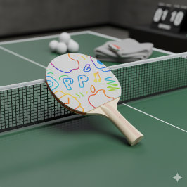 Create Your Own Simple personalized Trending Tafeltennisbatje