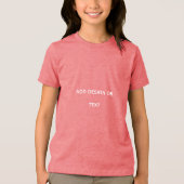 Create Your Own simple Tri-Blend Shirt (Voorkant)
