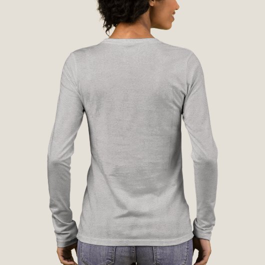 Create Your Own simple Tri-Blend Shirt (Achterkant)