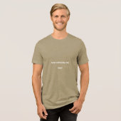 Create Your Own simple Tri-Blend Shirt (Voorkant volledig)
