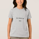 Create Your Own simple Tri-Blend Shirt (Voorkant)