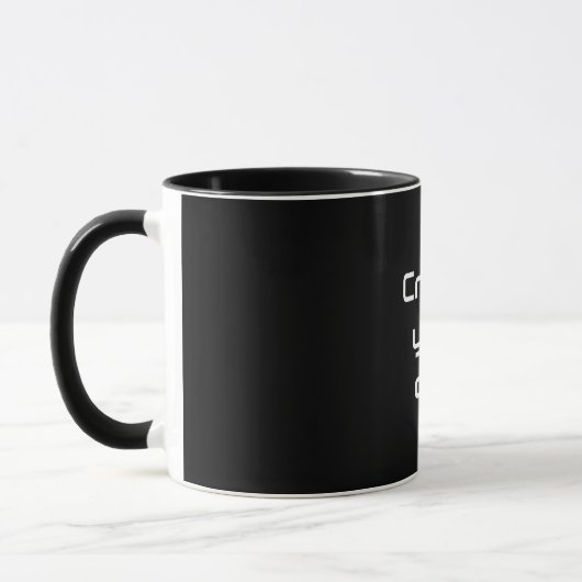 Create Your Own Sips & Giggles Custom Black Mug Mok (Links)