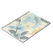 Create Your Own Soft Yellow Flowers Minimalist Notitieboek (Linkerzijde)