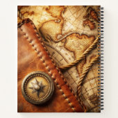 Create Your Own Sojourner Compass Rose Map Notitieboek (Achterkant)