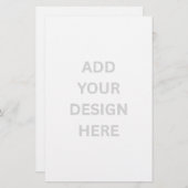 Create Your Own Stationery Paper Size 5.5" x 8.5" Briefpapier (Voorkant / Achterkant)