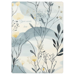 Create Your Own Summer Hills Floral Minimalist Klembord