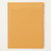 Create Your Own Sunny Floral Crescent Moon Planner (Achterkant)