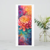 Create Your Own Sunset Blossom Bookmark Card (Staand voorkant)