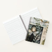 Create Your Own Surreal Butterfly Maiden Botanical Notitieboek (Binnen)