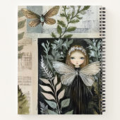 Create Your Own Surreal Butterfly Maiden Botanical Notitieboek (Achterkant)