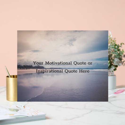 Create Your Own Text Inspirational Motivational Acryl Bord (Huwelijk)