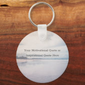 Create Your Own Text Inspirational Motivational Sleutelhanger (Voorkant)